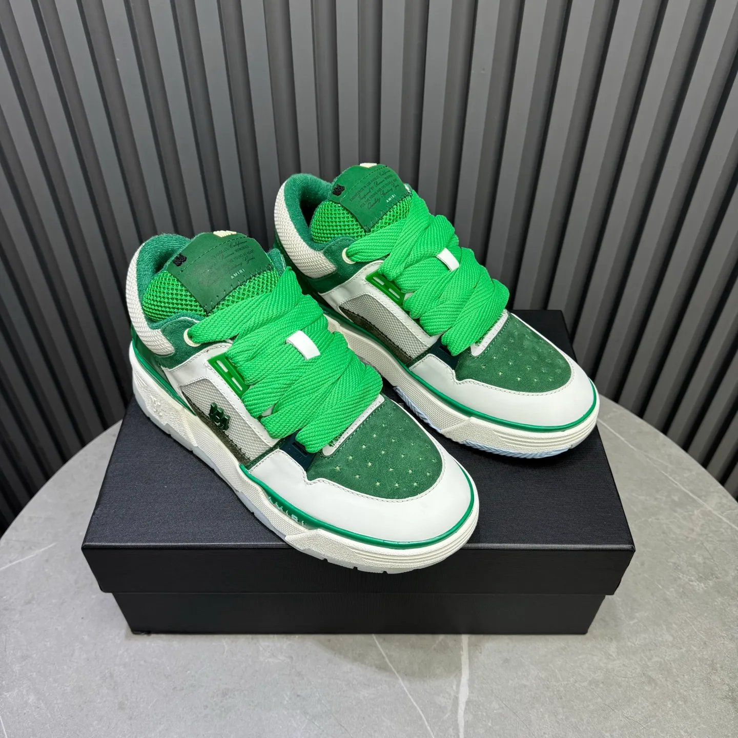 Men's shoes 💰660💰 AMIRI AMIRI trendy brand hot sale 🔥 Available all year round, couples 💑 Official website synchronization Imported fabrics 1⃣️ vs 1⃣️ replica, original factory special original sole, 35-45 (45. non-refundable)